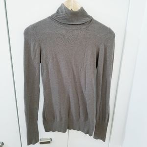 3/$45 Urban Behavior | Grey Tan Cotten Turtleneck Top Sweater